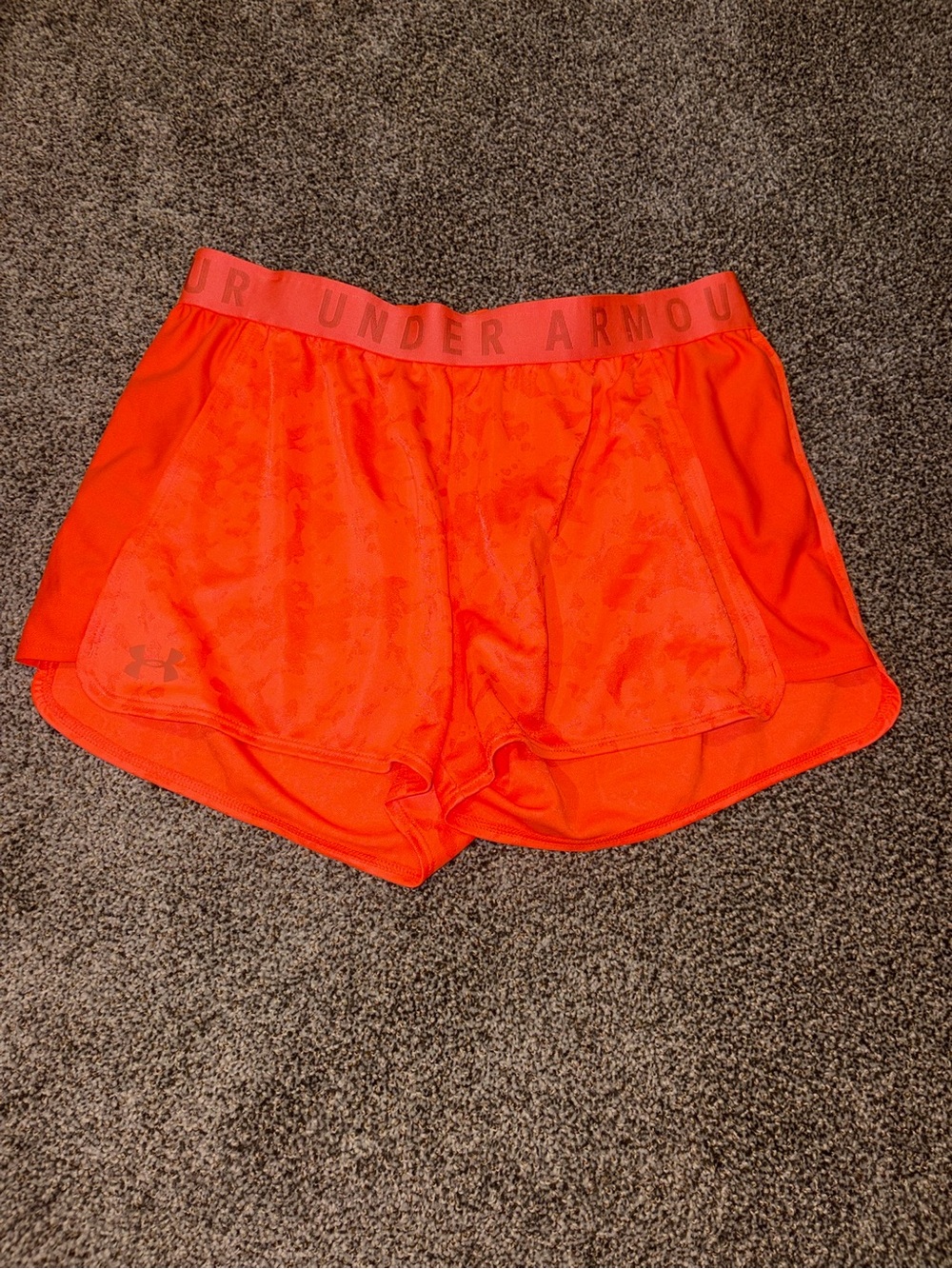 Under Armour Women’s Bright Orange Athletic Shorts